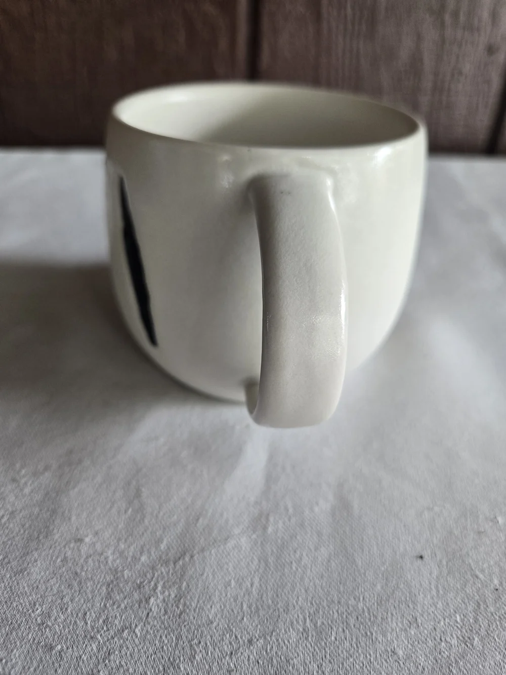 Pottery Barn & Peanuts Snoopy Face Mug